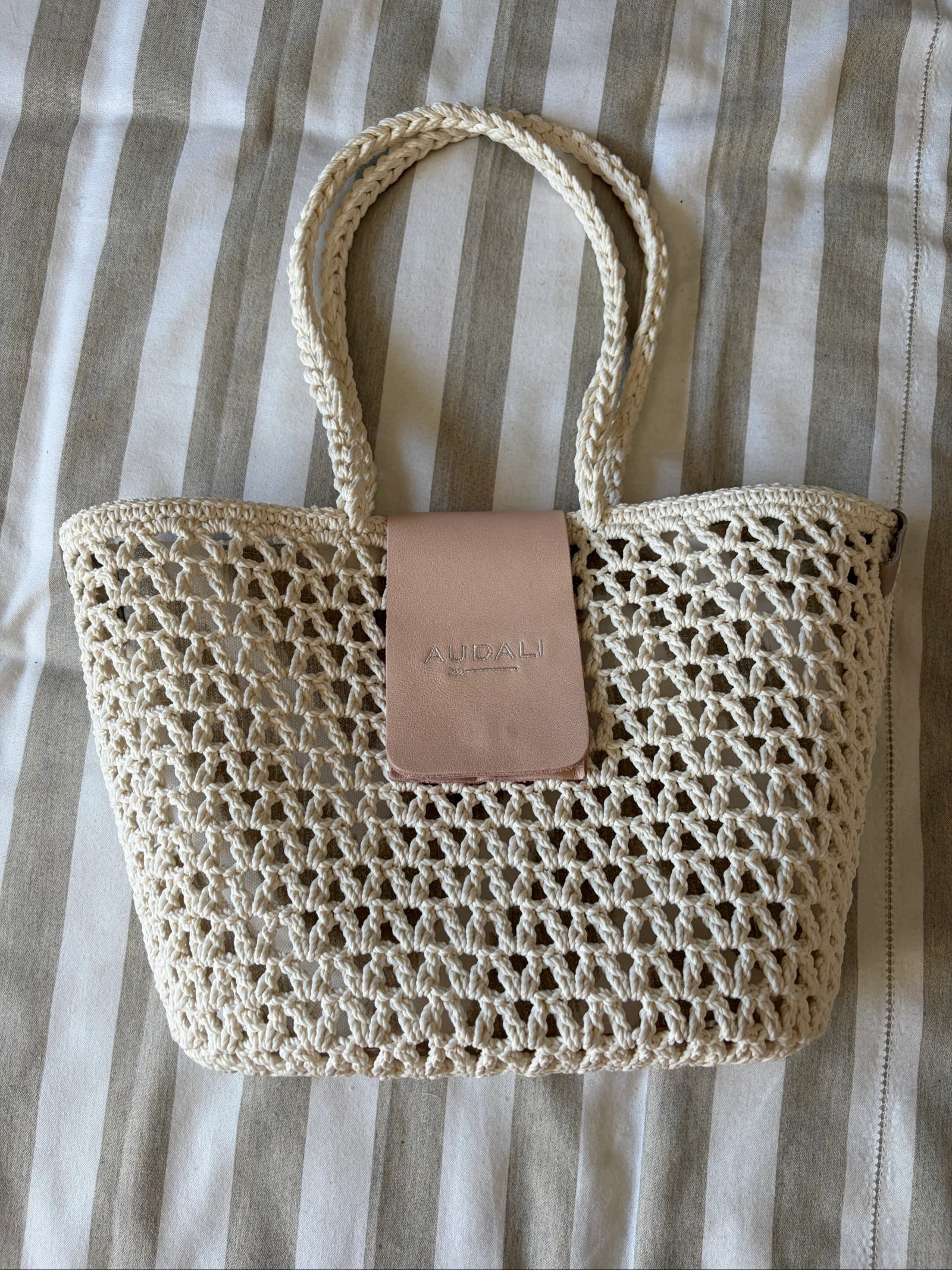 Bolso cesta croché 